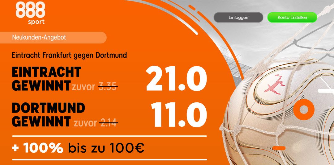 100 Euro für 5 – wenn Frankfurt Dortmund schlägt