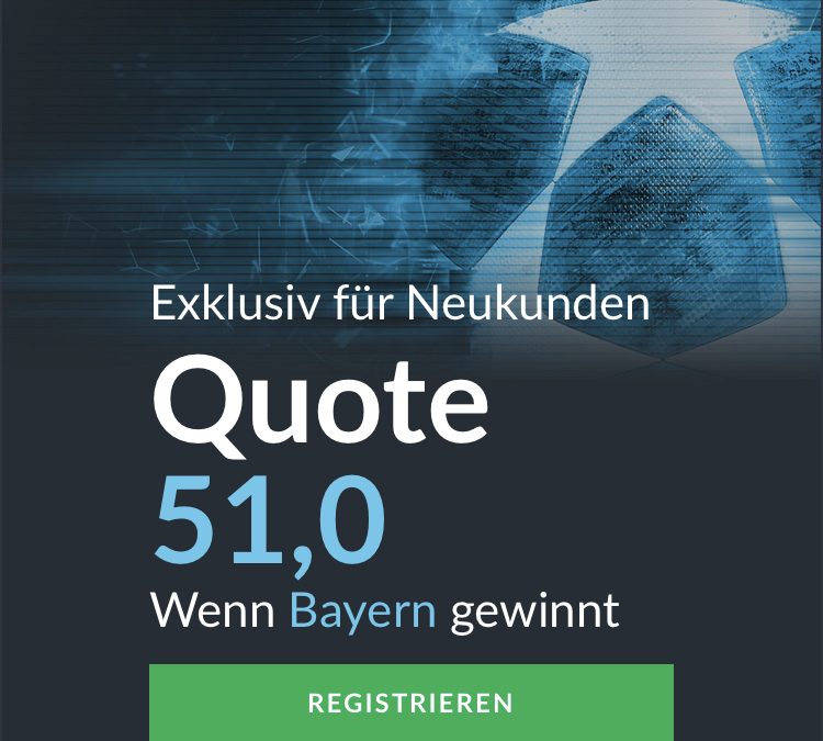 Mega-Quote: 51.0 wenn Bayern Liverpool schlägt