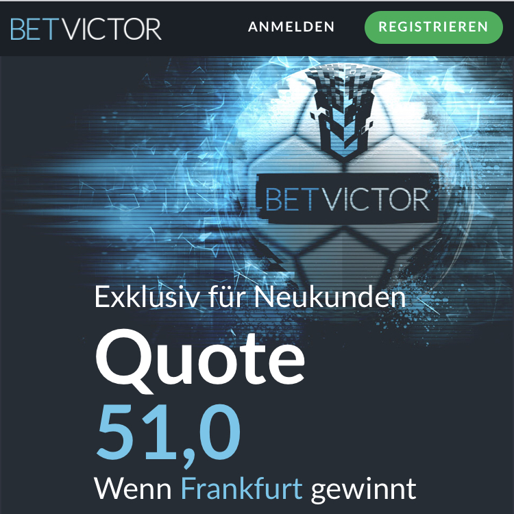 Mega-Quote: 51.0 – wenn Frankfurt gegen Augsburg gewinnt